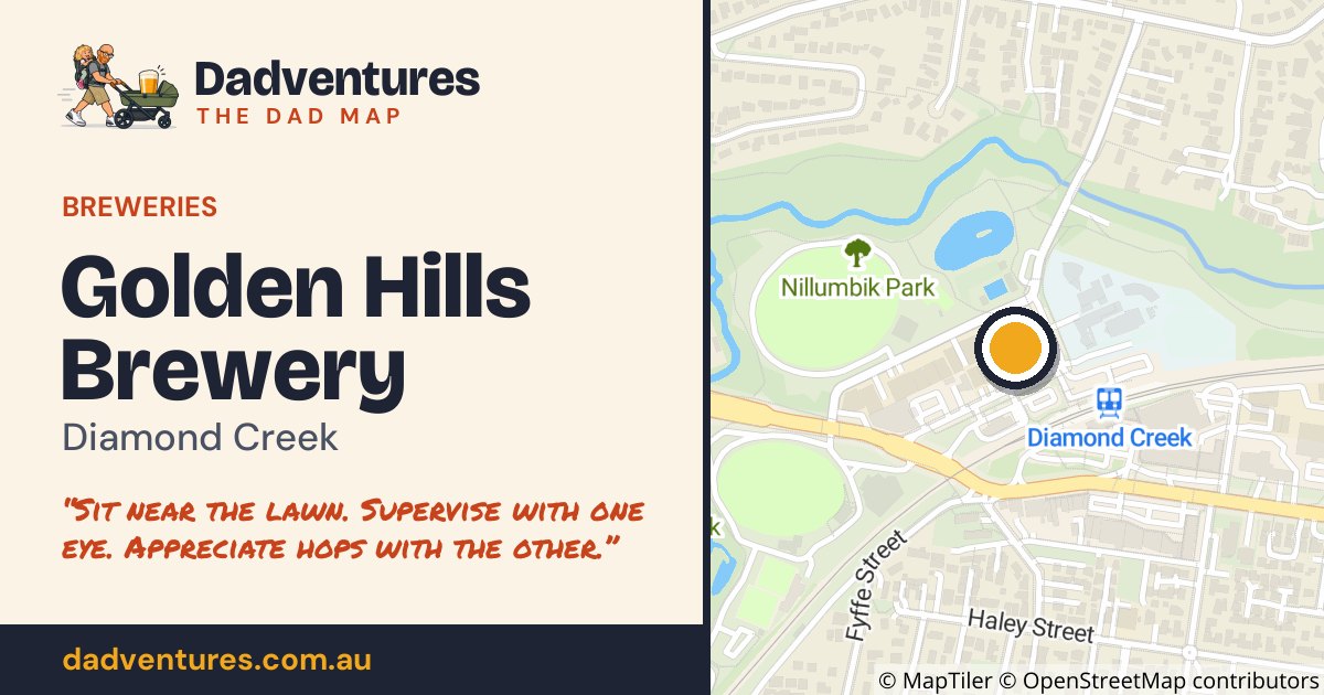 Golden Hills Brewery on the Dad Map